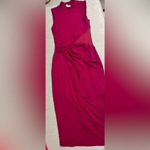 Bebe burgundy dress